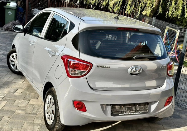 Hyundai i10 cena 24900 przebieg: 140000, rok produkcji 2015 z Białobrzegi małe 596